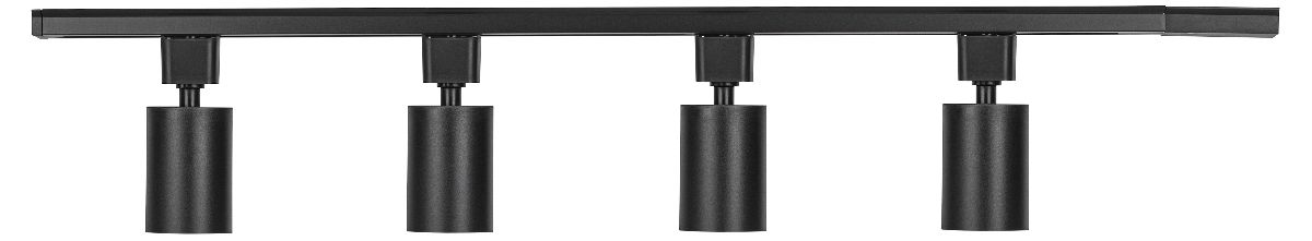 Трековый однофазный светильник (4 шт.) Эра TR70-SET4-GU10-BK Б0063956