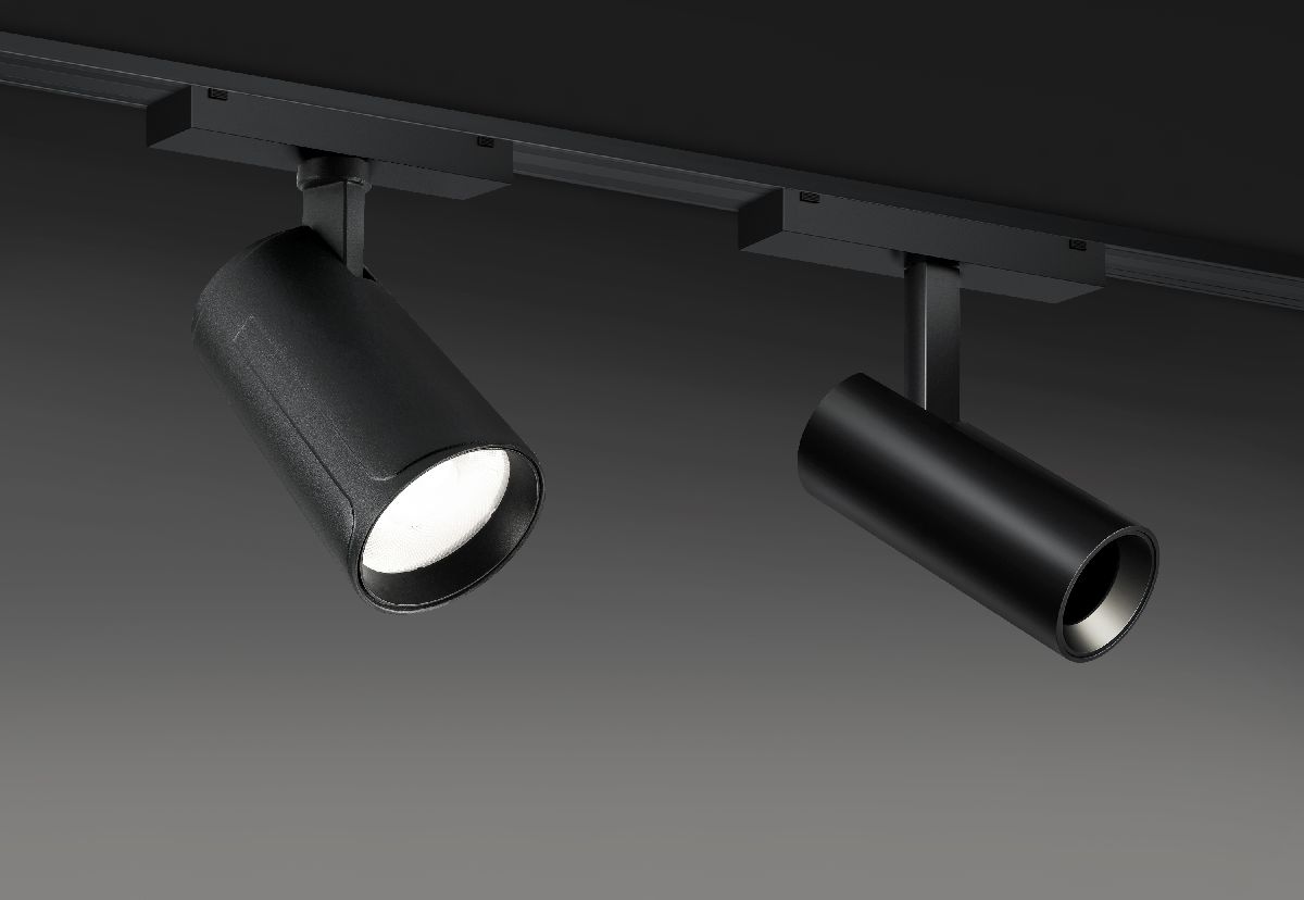 Трековый магнитный светильник iLedex Vision 4825-048-D60-10W-36DG-4000K-BK