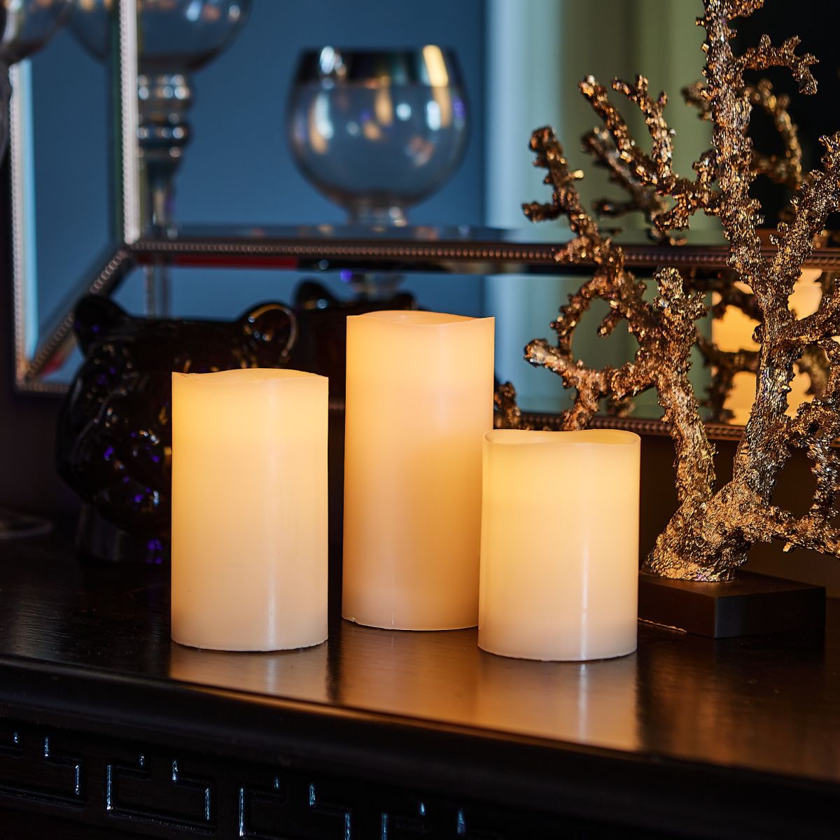 Набор свечей светодиодных Uniel ULD-F052 RGB RC CANDLE SET3 UL-00007259