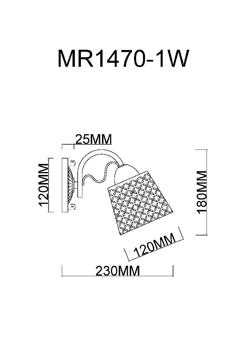 Бра MyFar Luiza MR1470-1W