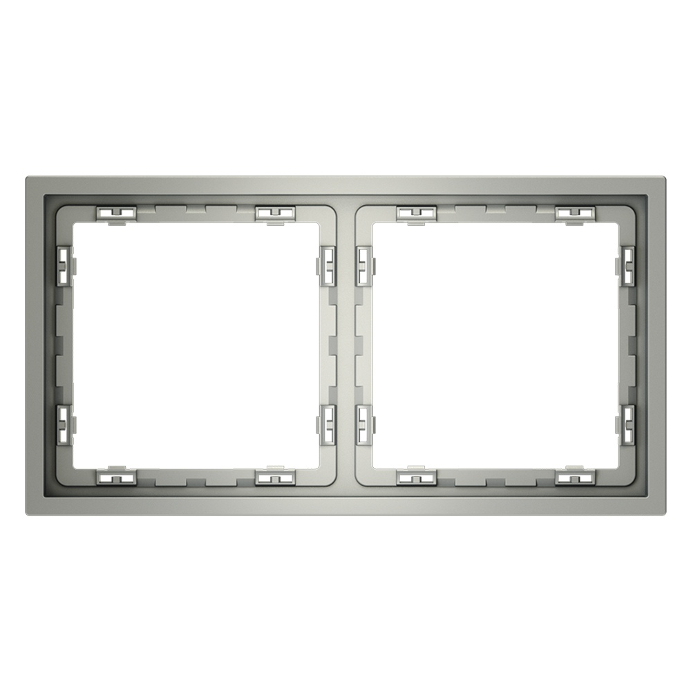 Рамка на 2 поста Voltum S70 VLS100205 (сталь)