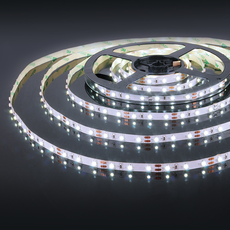 Светодиодная лента Elektrostandard 24V 9,6W 120Led 2835 IP65 холодный белый, 5м 4690389167546