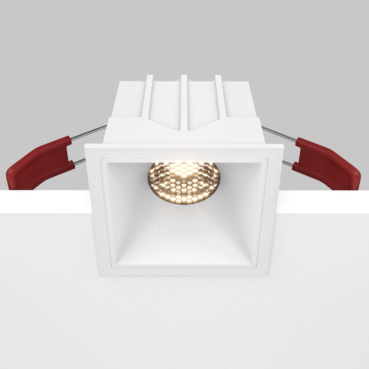 Встраиваемый светильник Maytoni Technical Alfa LED DL043-01-10W3K-SQ-W