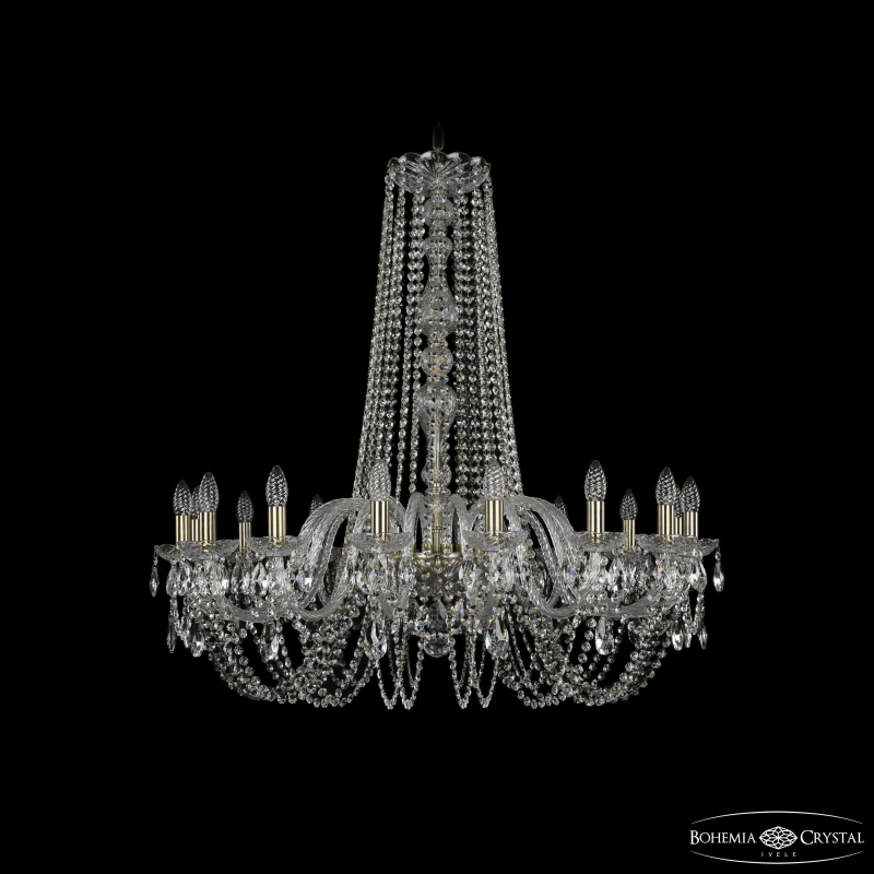 Подвесная люстра Bohemia Ivele Crystal 1402/16/360/h-95 Pa