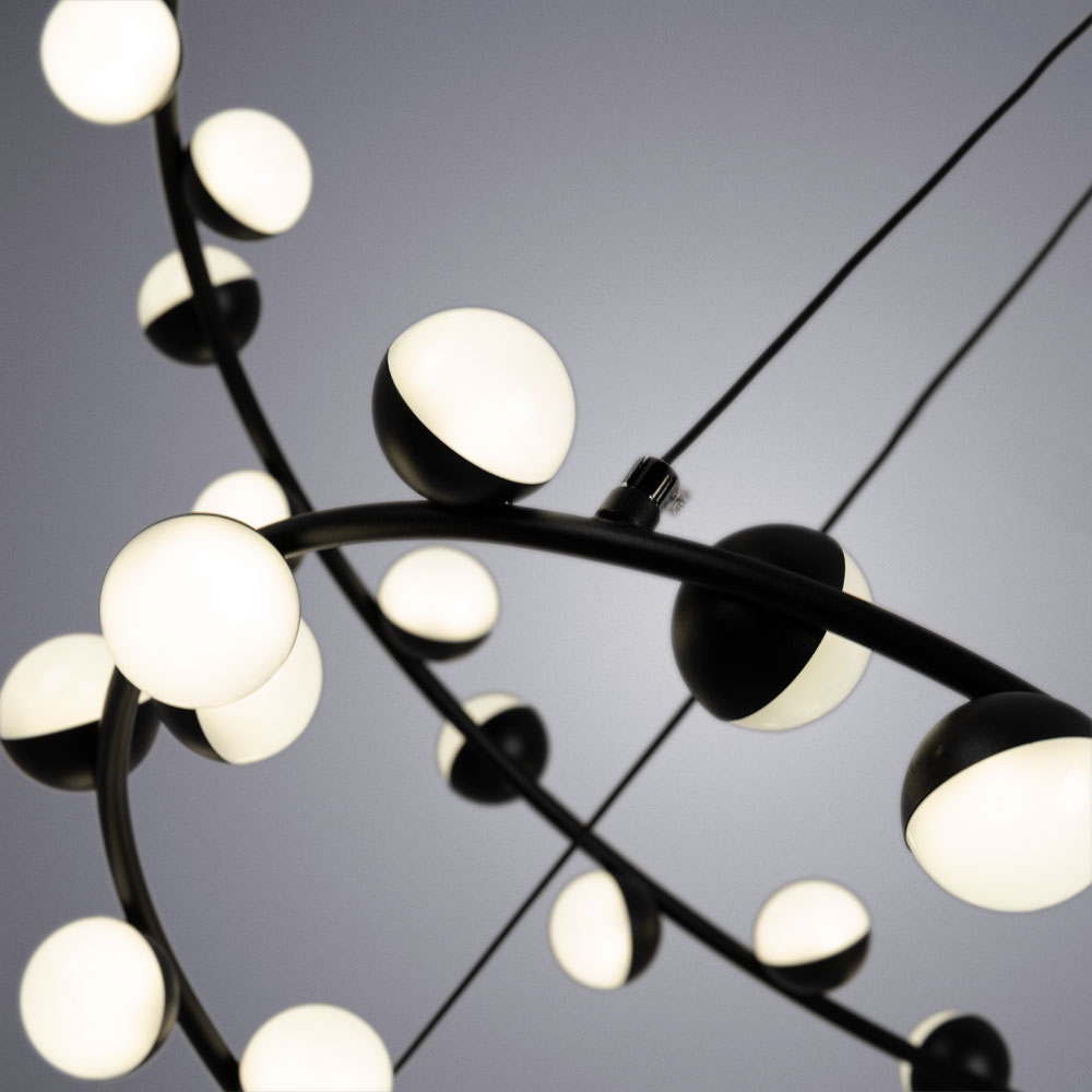 Подвесная люстра ARTE Lamp A3619SP-48BK