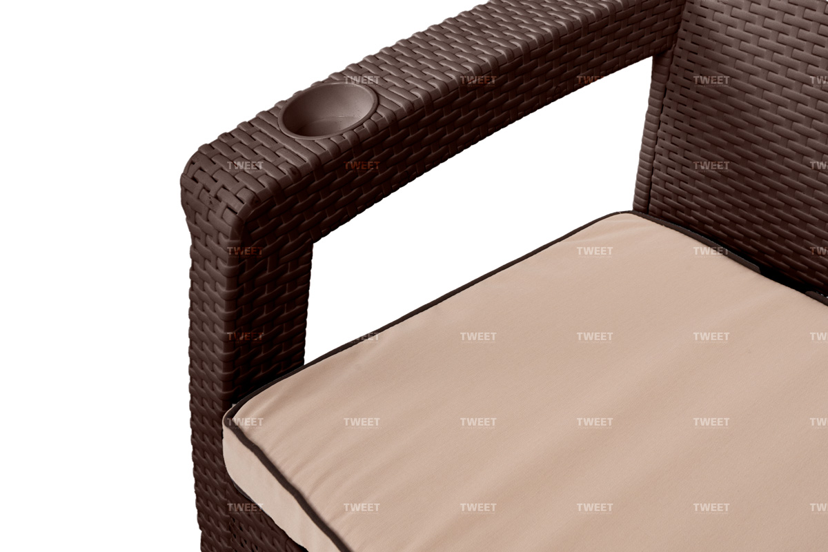 Комплект на балкон TWEET Balcony Set, цвет: венге