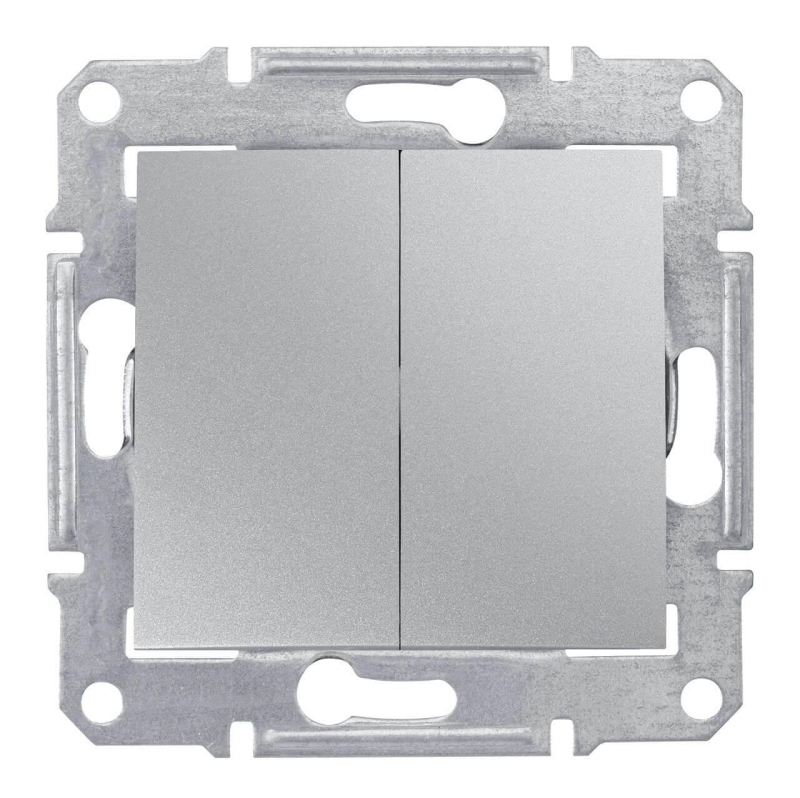 Выключатель двухклавишный Schneider Electric Sedna 10A 250V SDN0300160