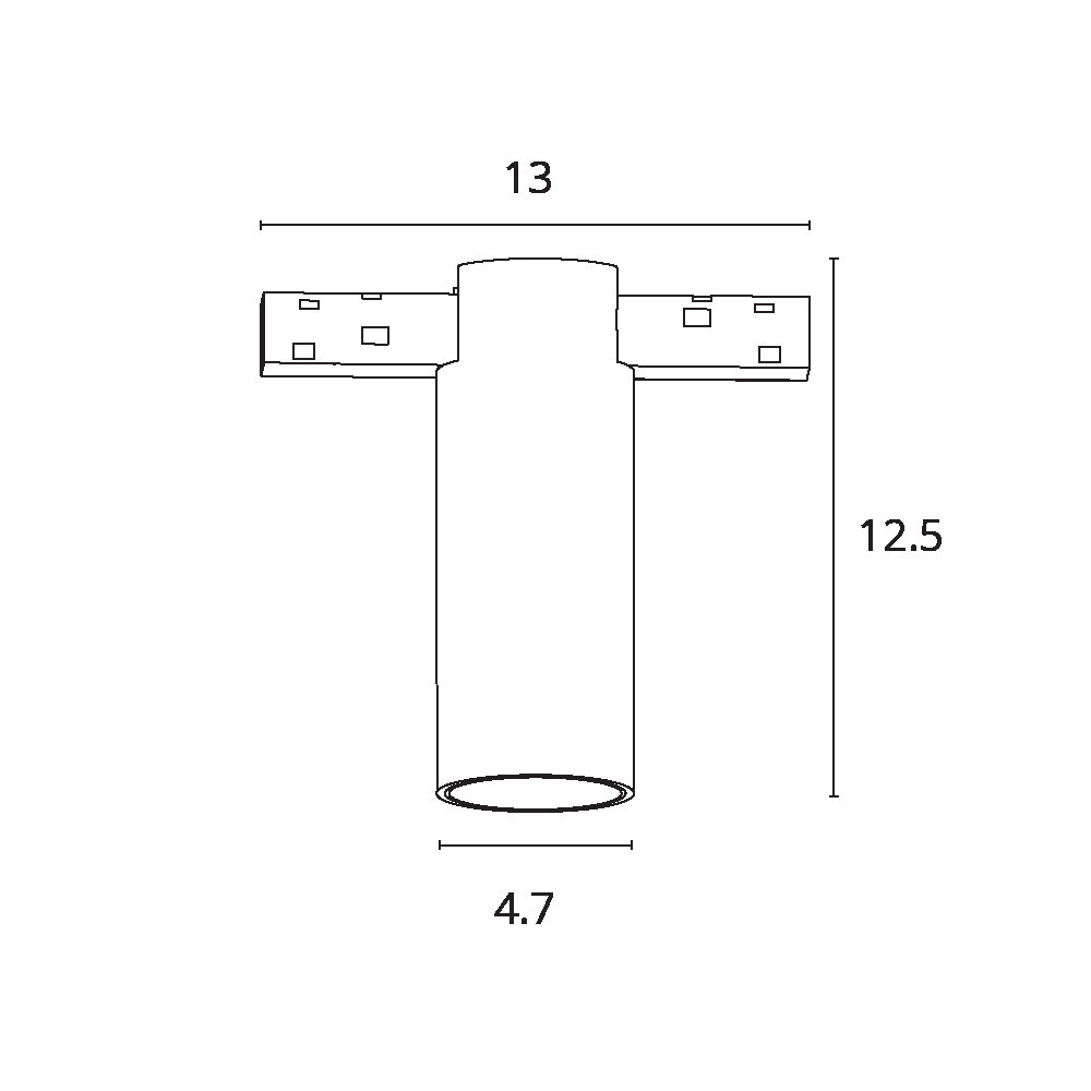 Трековый магнитный светильник Arte Lamp Optima A7269PL-1WH