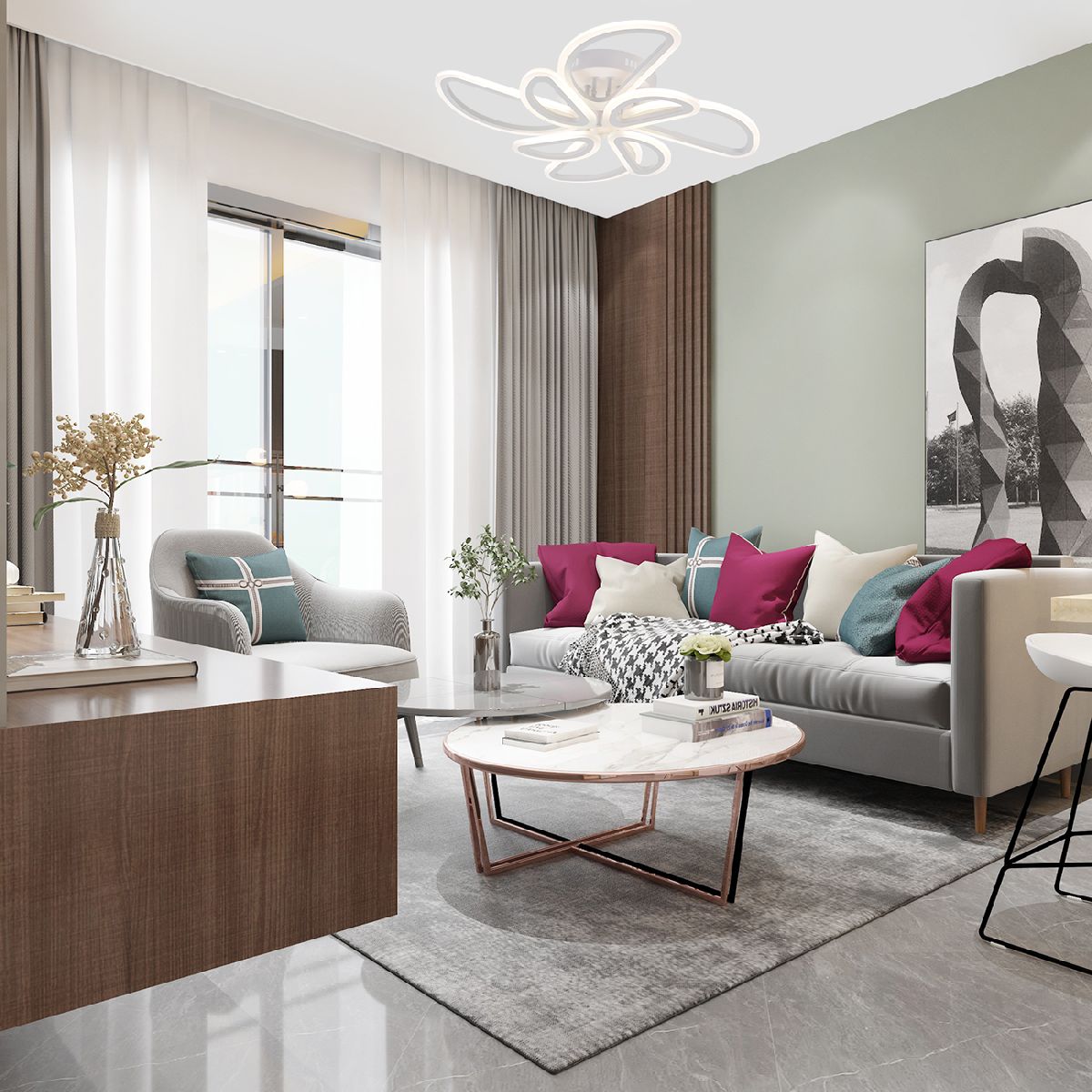 Потолочная люстра Escada Archer 10270/8LED