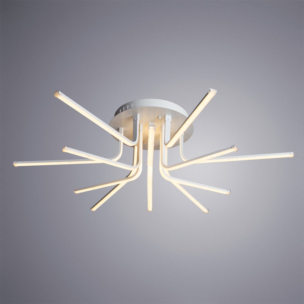 Потолочная светодиодная люстра Arte Lamp Stick A6207PL-12WH