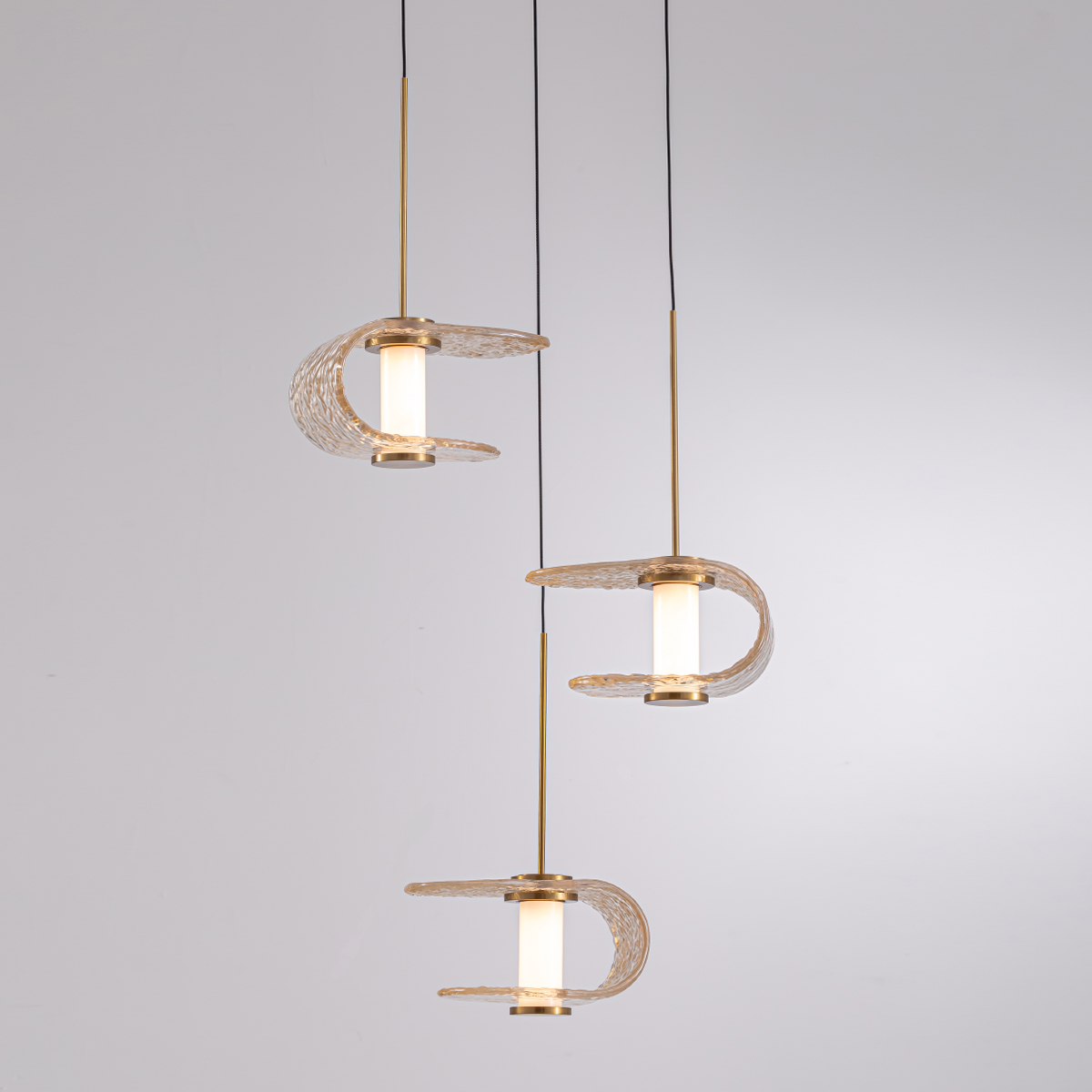 Подвесной светильник Delight Collection MD24020901-3A gold/cognac