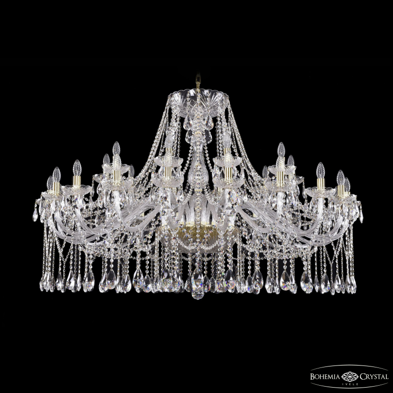 Подвесная люстра Bohemia Ivele Crystal 1413/20+10/530 G
