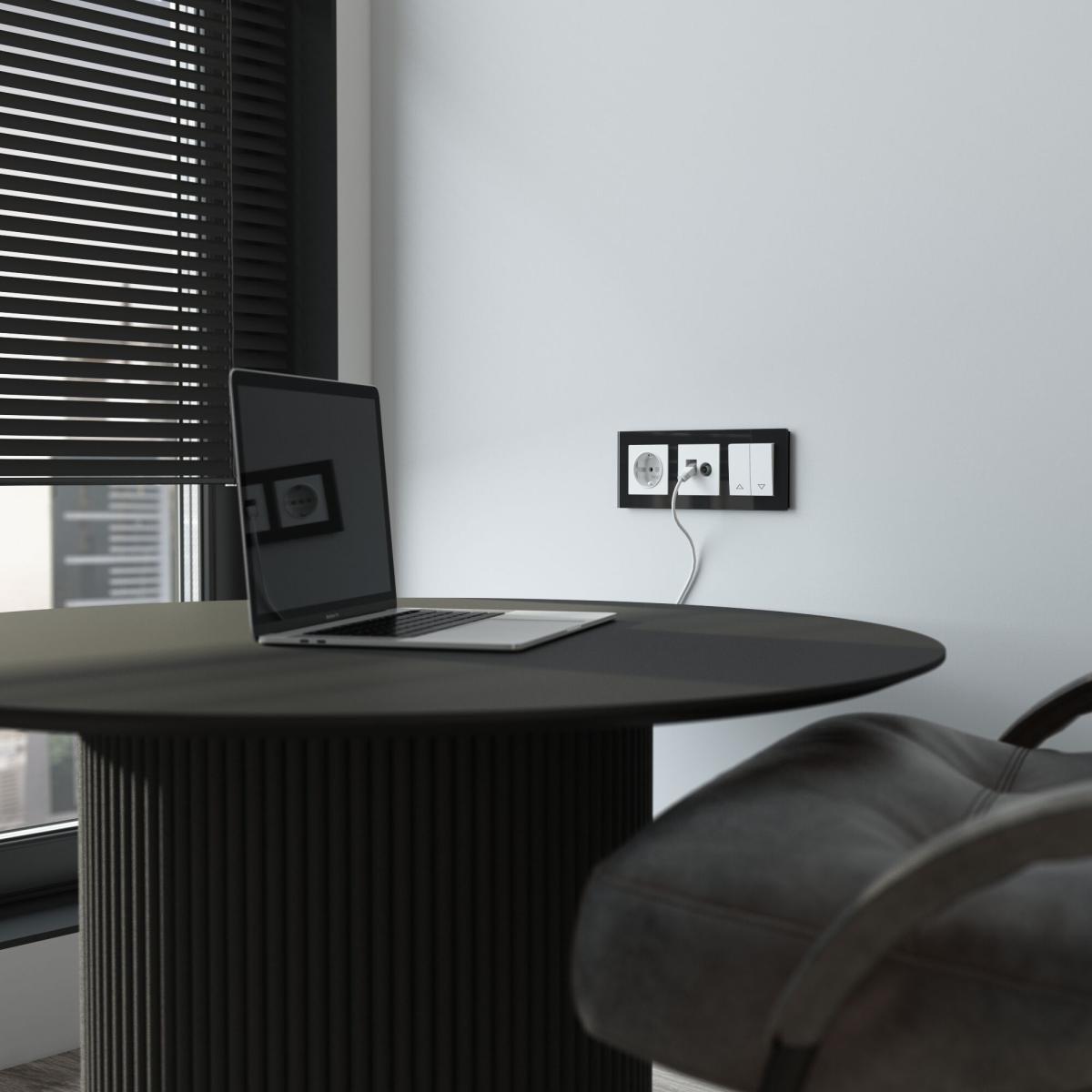 Розетка ТВ+Ethernet Werkel 4690389174414 W1181301