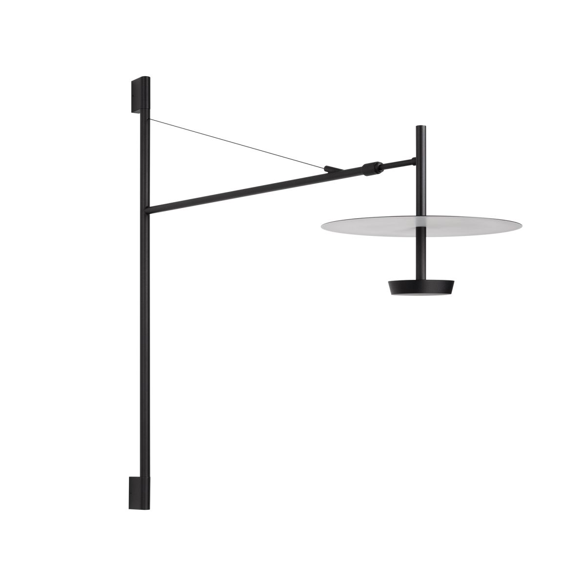Бра Arlight SP-CAMPANA-WALL-L1450-9W Warm3000 (BK, 130 deg, 230V, TELESCOPIC) (IP20 Металл) 059596