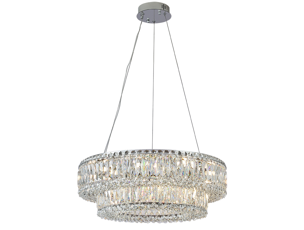 Подвесная люстра Newport 8450+18/S chrome М0070078