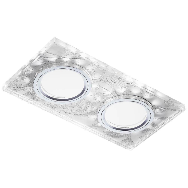 Встраиваемый светодиодный светильник Ambrella Light Led S234/2 W/CH/WH