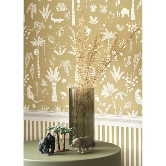 Обои Casadeco 29887227 My Little World Rayure Olive