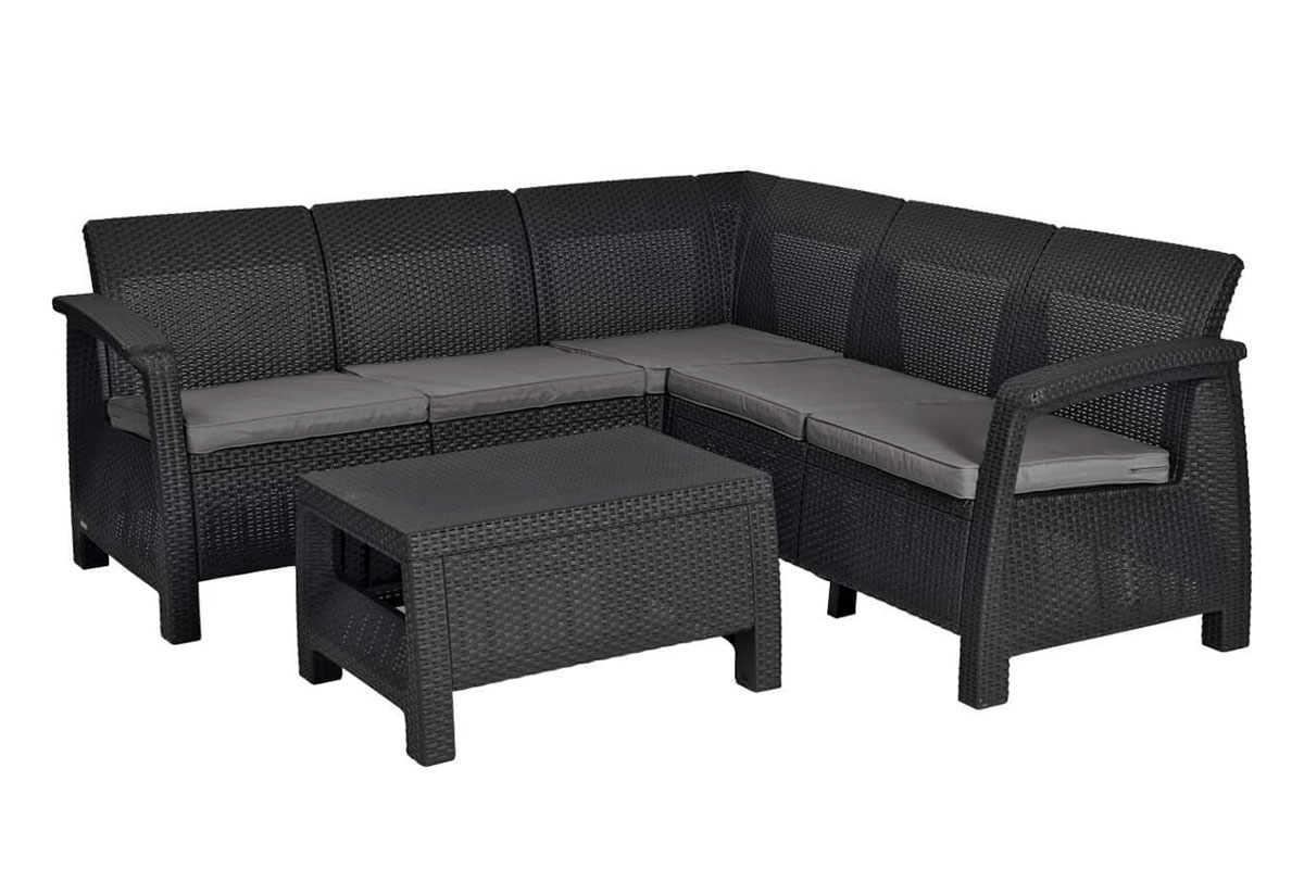 Комплект мебели Corfu Relax Set, серый