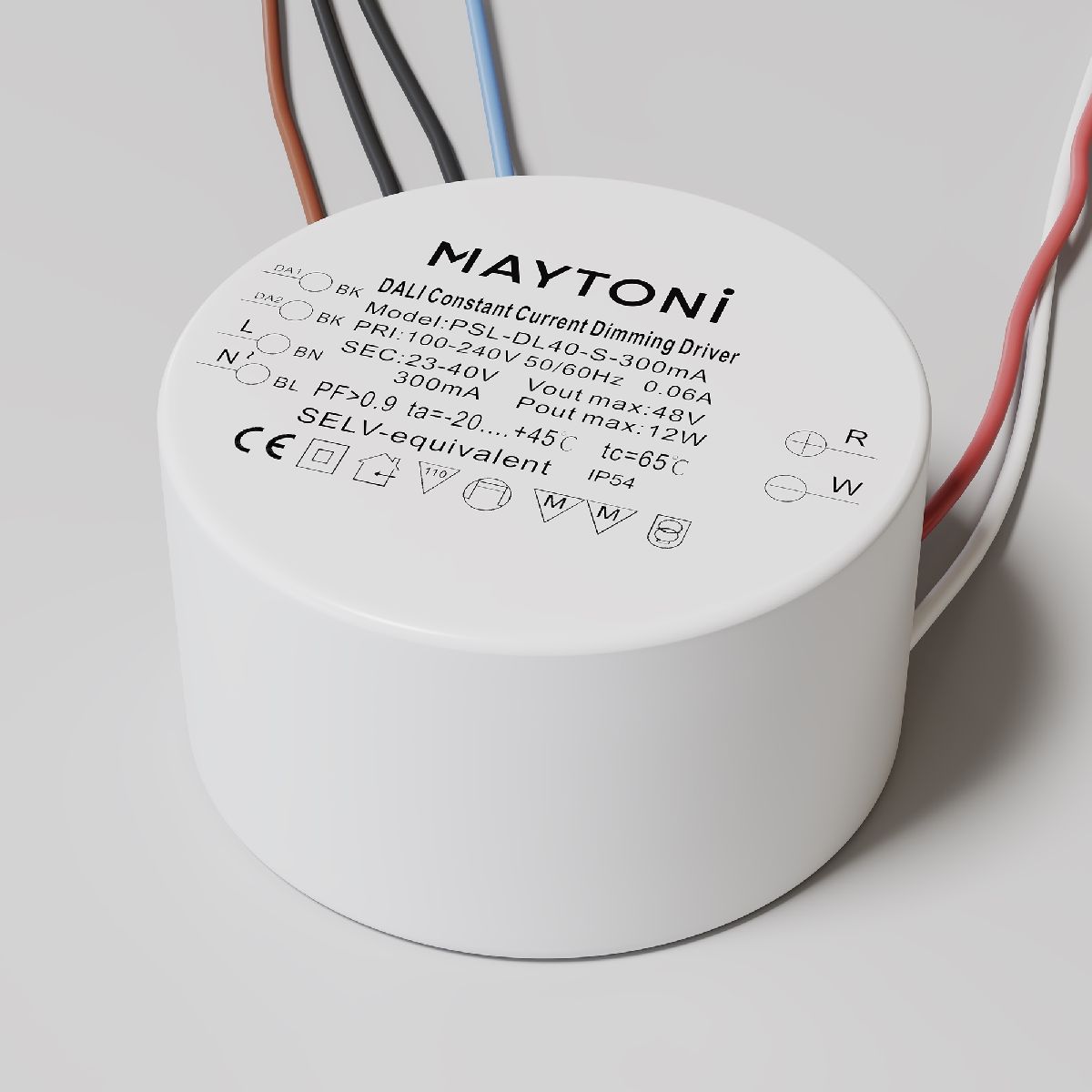 Блок питания Maytoni 12Вт IP54 Dali PSL-DL40-S-300mA