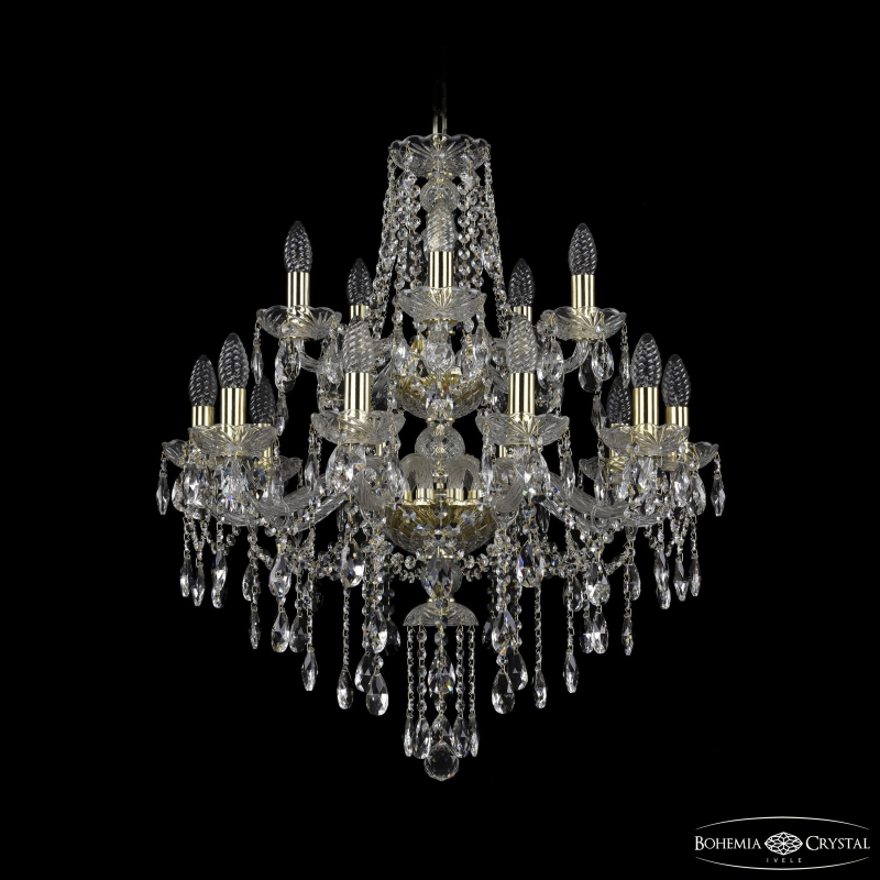 Подвесная люстра Bohemia Ivele Crystal 1415/10+5/220/2d G