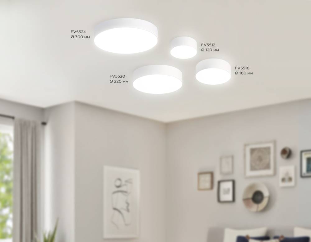 Потолочный светильник Ambrella Light Orbital Air Alum FV5524