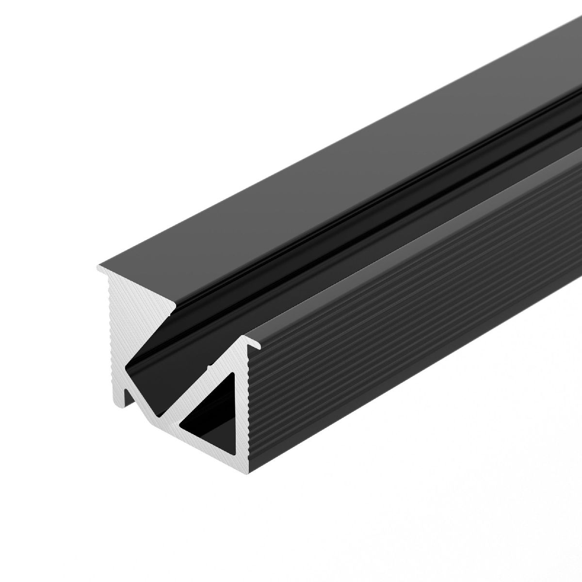 Алюминиевый профиль Arlight SL-BEVEL-H10-F14-2000 ANOD BLACK 044084