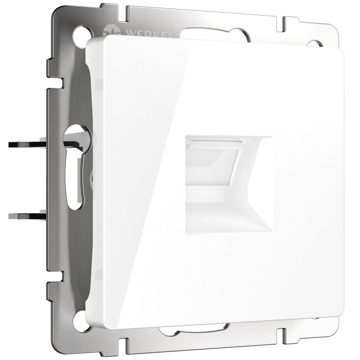 Телефонная розетка RJ-11 Werkel белый W1182001 4690389155383