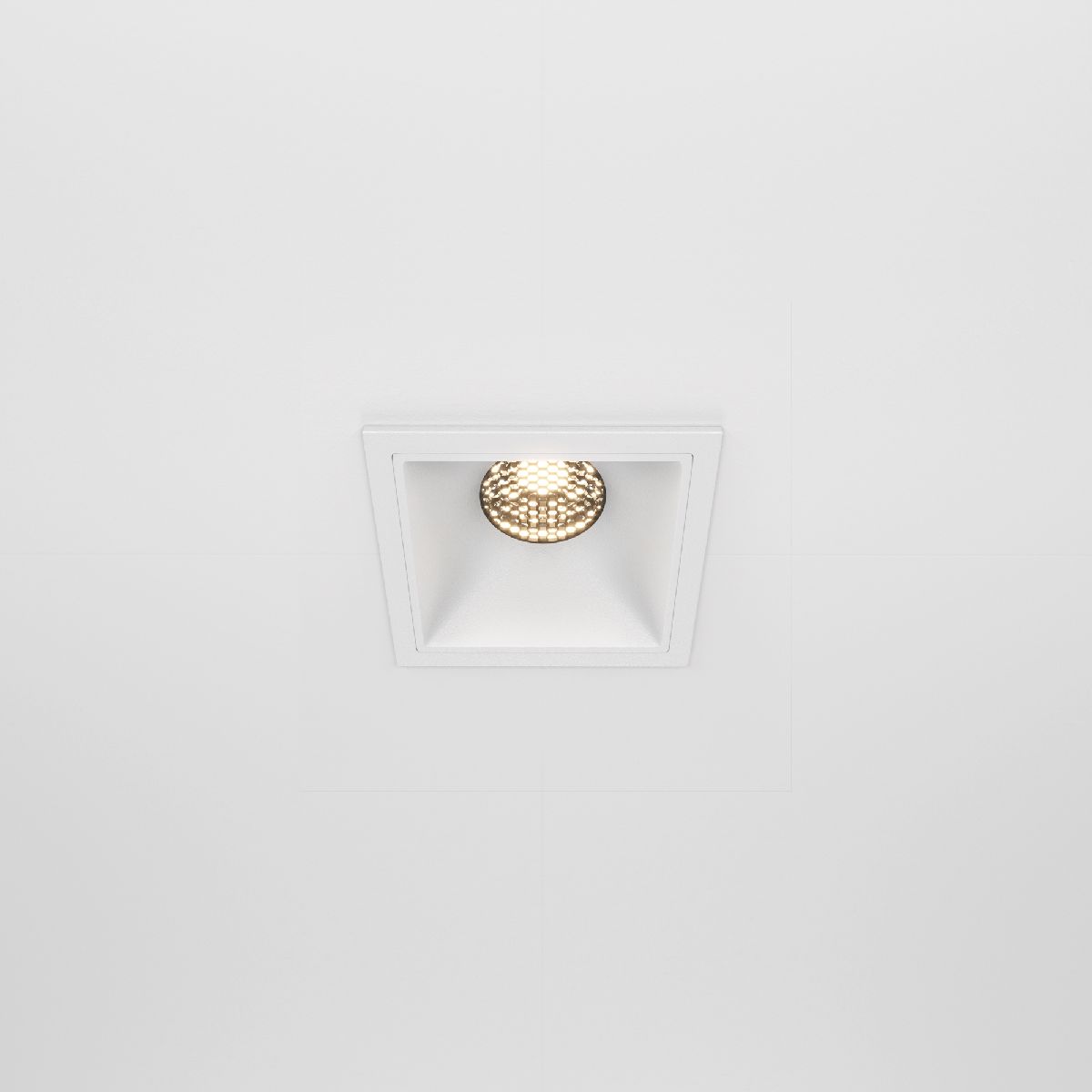 Встраиваемый светильник Maytoni Technical Alfa LED DL043-01-10W3K-SQ-W
