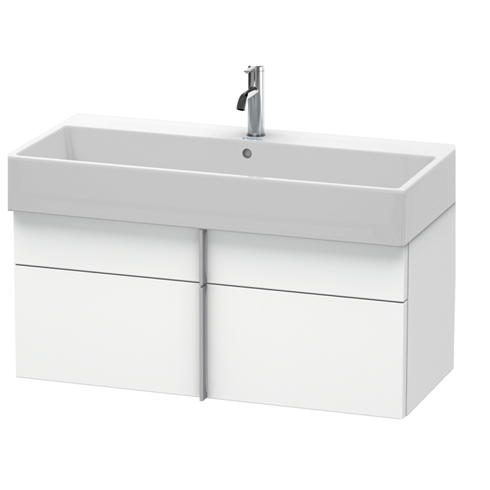 Duravit VA Тумба подвесная 98.4x43.1х44.1см., с раковиной, 1 выдв.ящик, цвет: белый