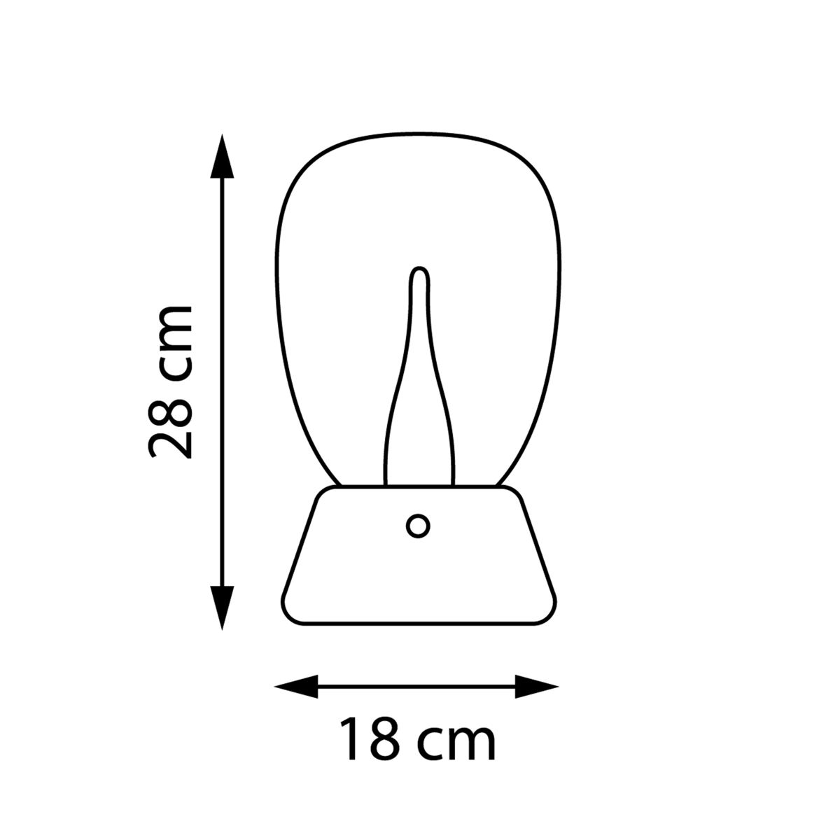 Настольная лампа диммируемая Lightstar Uovo III 807906