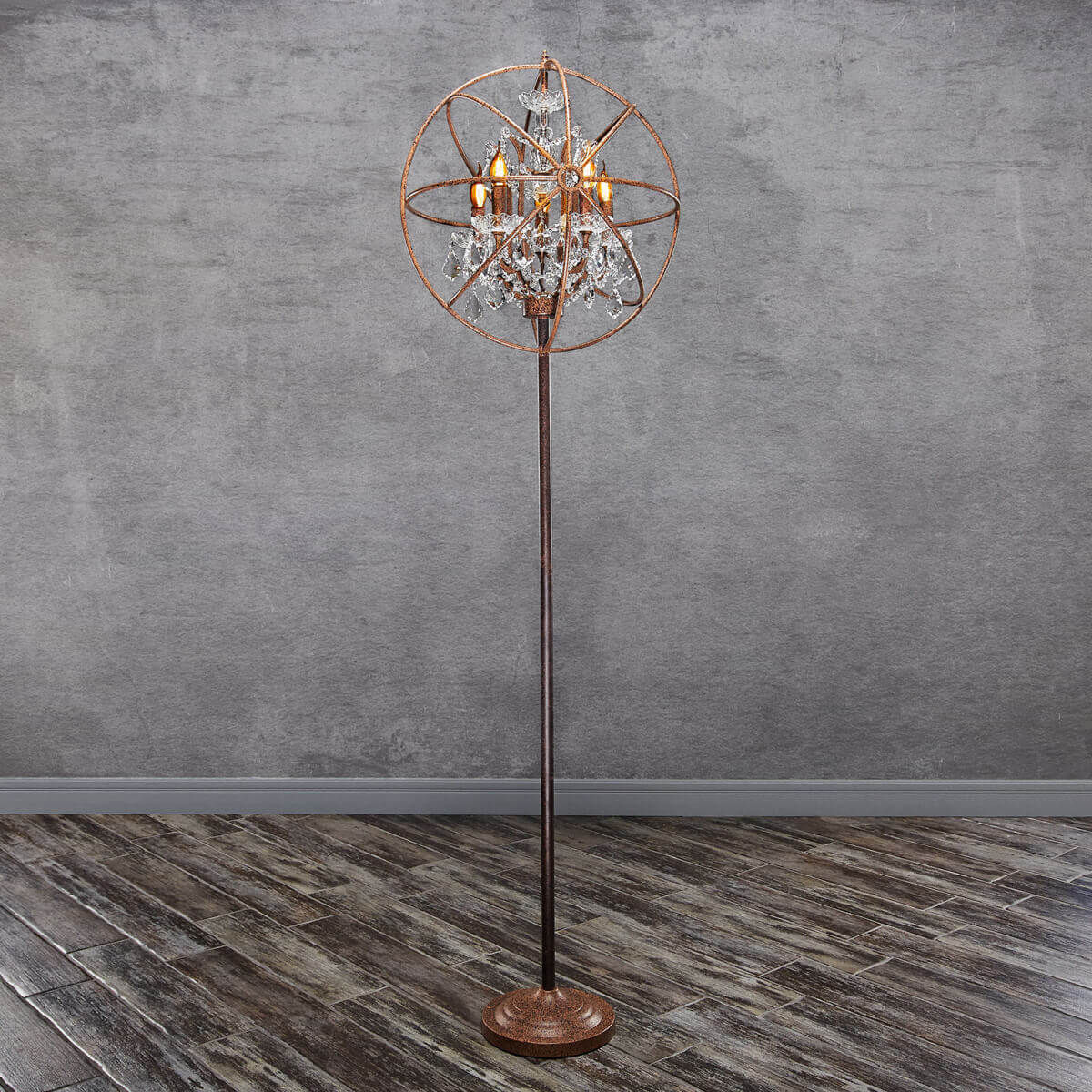 Торшер LOFT IT Foucaults orb crystal Loft1897FT