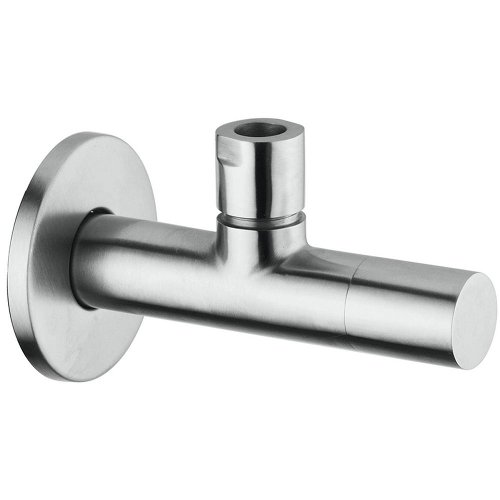 CISAL Угловой вентиль 1/2", цвет: нерж сталь