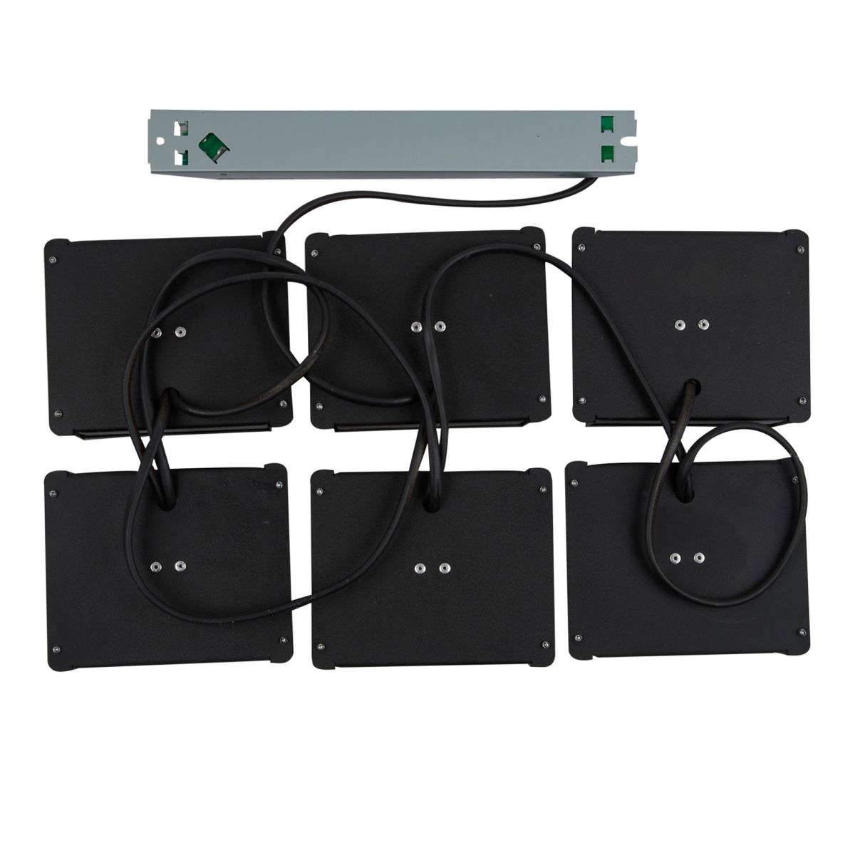 Встраиваемый светильник Uniel ULP-1010-42W/4000K IP54 GRILYATO OPAL BLACK KIT06 UL-00012834