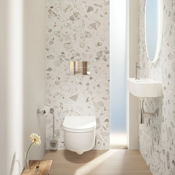 Kerama Marazzi Elegance Раковина подвесная 51x12см, с 1 отв., левосторонняя, цвет: белый матовый