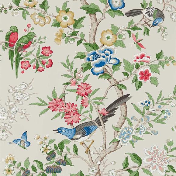 Обои Sanderson DWAW217113 Linen/ Chintz Chinoiserie Hall