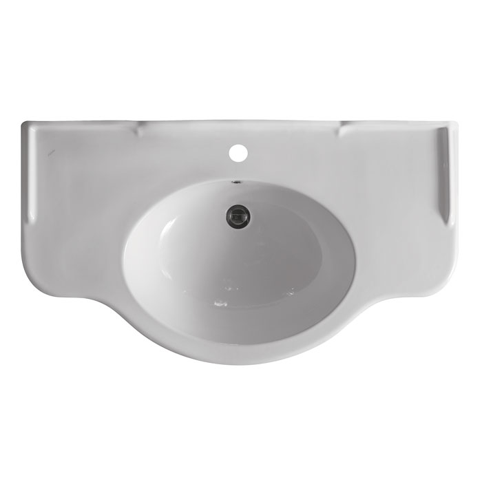 Globo Paestum Раковина 110x60 см, 1 отв., цвет: белый