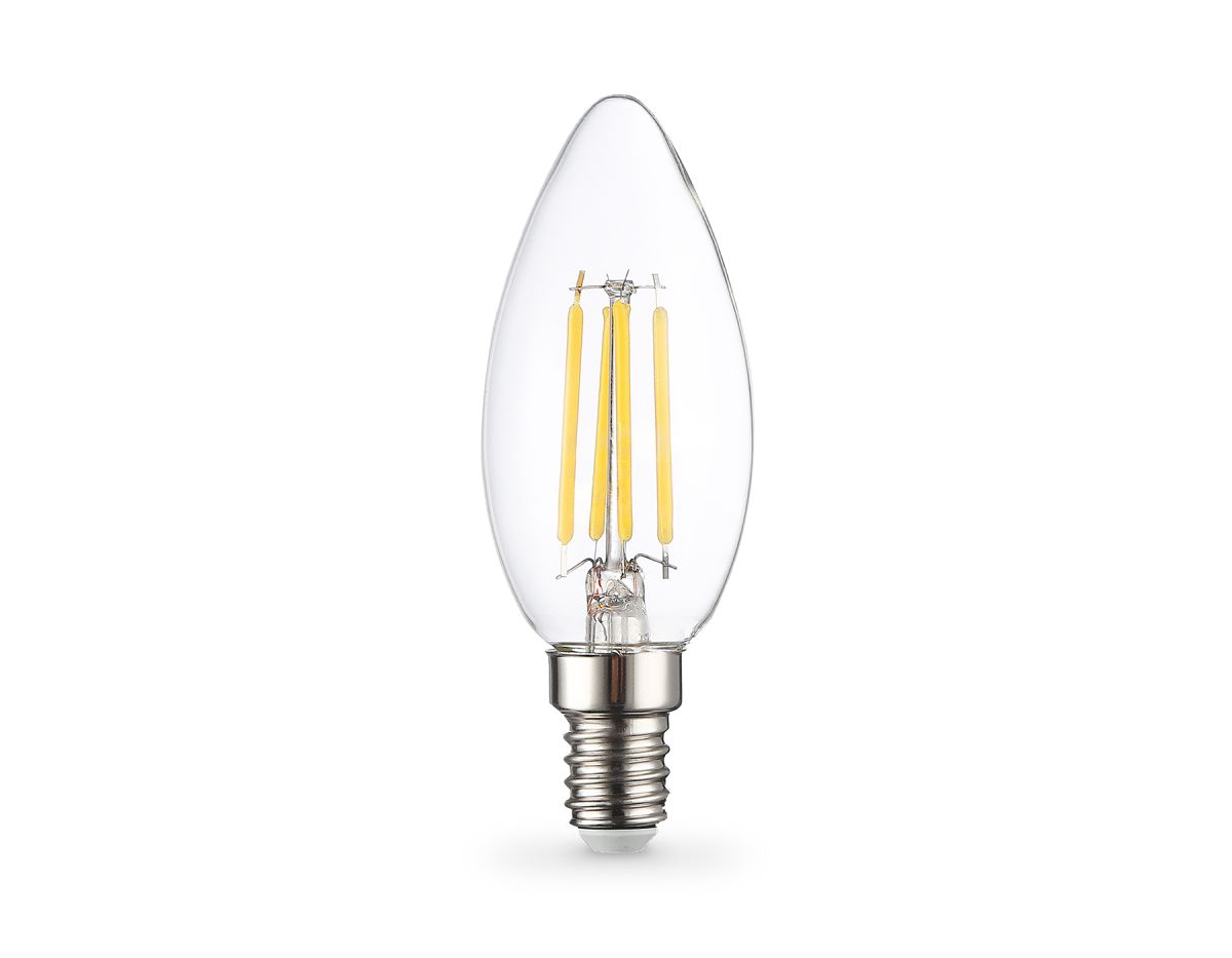 Филаментная светодиодная лампа Ambrella Light Bulbing E14 15W 2700K свеча 351513