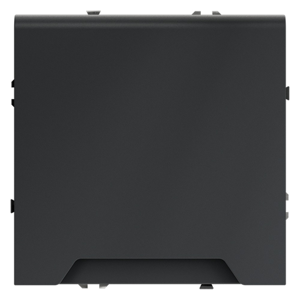Розетка с защитными шторками и крышкой Voltum S70 VLS040307 (графит)