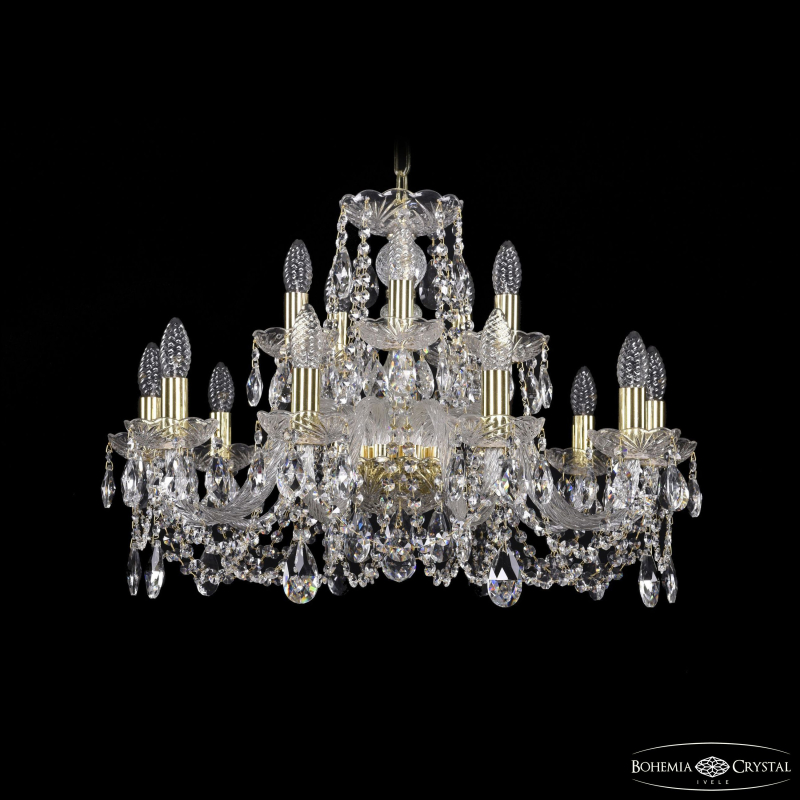 Подвесная люстра Bohemia Ivele Crystal 1402/10+5/240 G