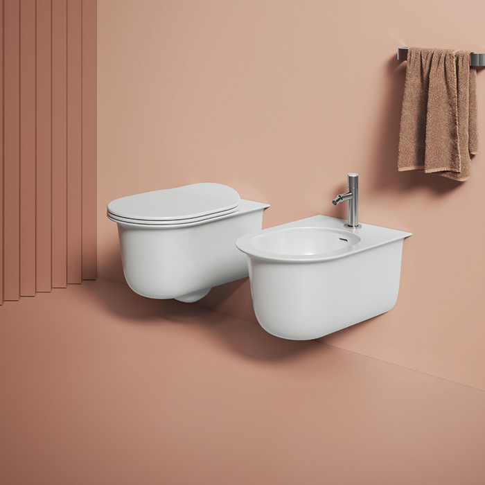 Artceram Chic Унитаз подвесной 38х53см, безободковый, с крепеж., цвет: белый матовый