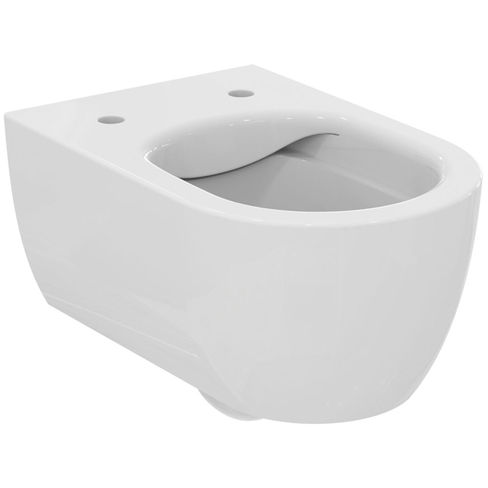 Ideal Standard Blend Curve Унитаз подвесной 54х36см., безободковый с технологией смыва RimLS+®, цвет: Euro White Ideal Plus