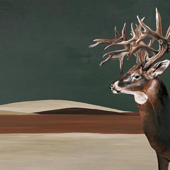 Панно Coordonne 9500201N Great Deer Green
