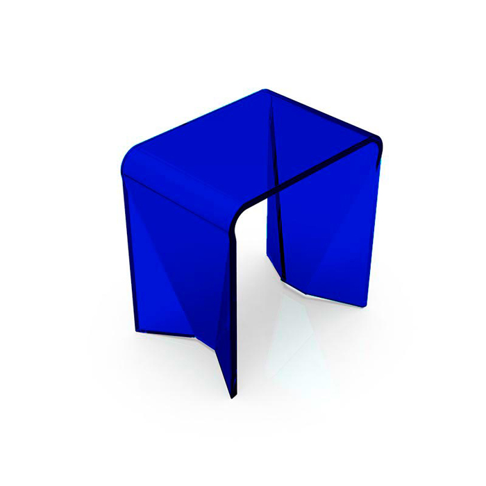 Knief Solid Surface Табурет отдельностоящий, из полимерного материала, цвет: Marine blue # XXX