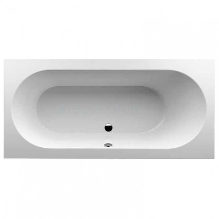 Villeroy&Boch Oberon Ванна 190х90х48см., встраиваемая, слив, ножки, Quaryl, цвет: альпийский белый