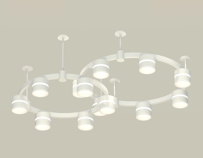 Комплект подвесного светильника Ambrella Light Techno Ring XR92211001 (A9221, A9226, C9236, C9231, N8444)