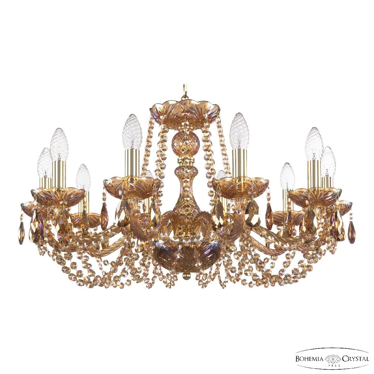Подвесная люстра Bohemia Ivele Crystal 119/10/240 G M777