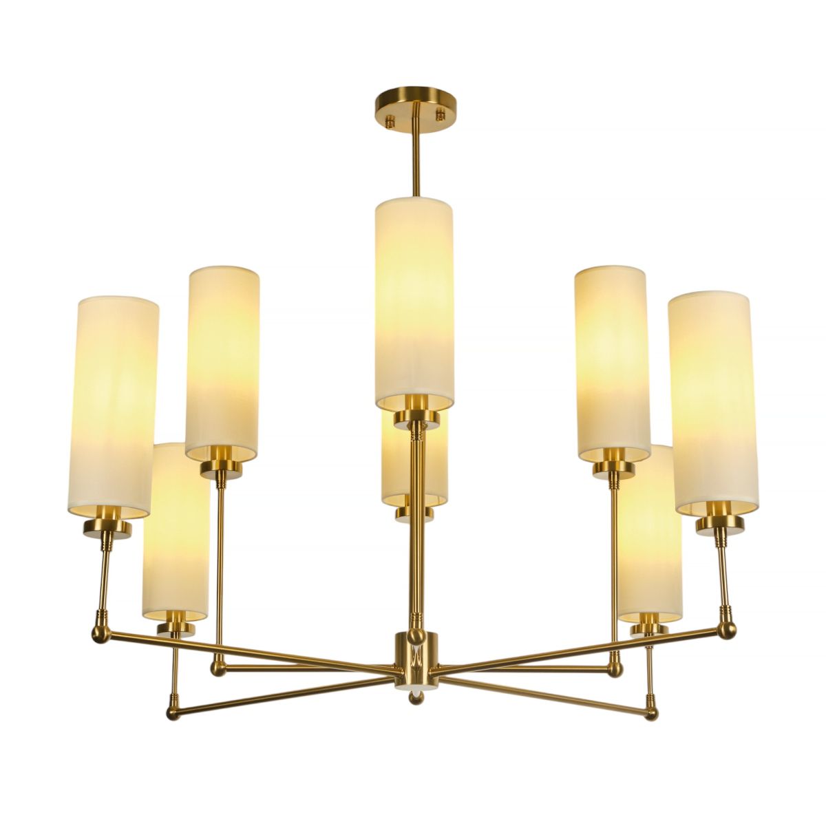 Люстра на штанге Myfar Richard MR2410-8C