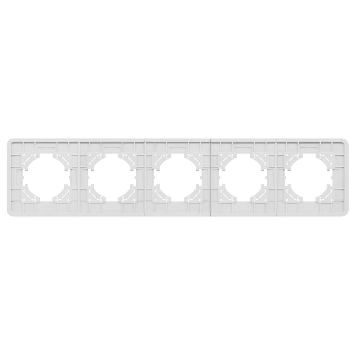 Рамка на 5 постов алюминиевая Arlight FRM-AKIRY-AL-5-SR 049734