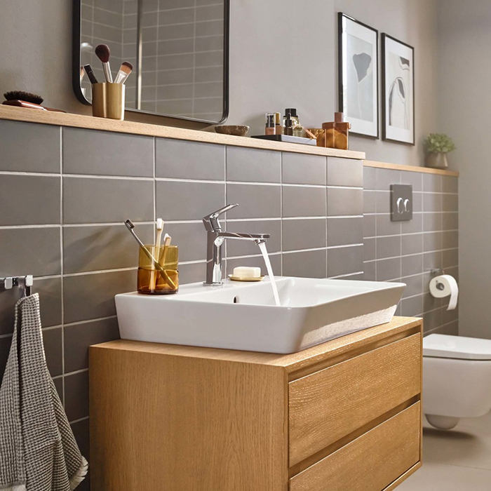 Hansgrohe Rebris E Смеситель для раковины, 1 отв., с донным клапаном, цвет: хром