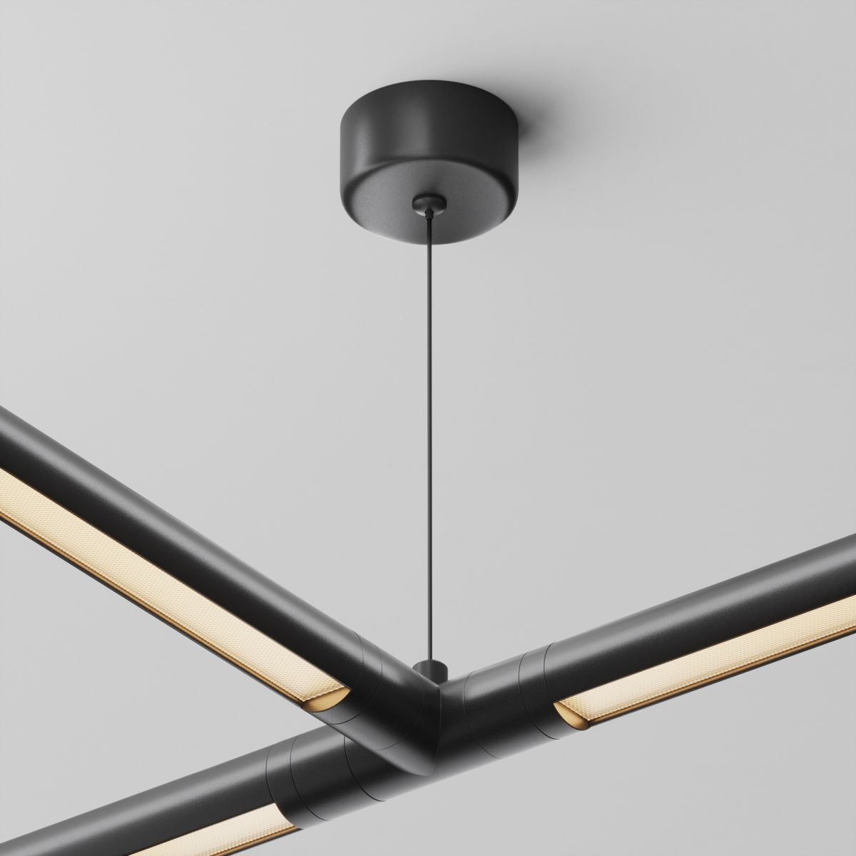 Тросовый подвес с потолочной чашей Maytoni Shelf CA029SW-L1000-B